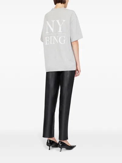 ANINE BING MYERS SERIF NY T-SHIRT 
