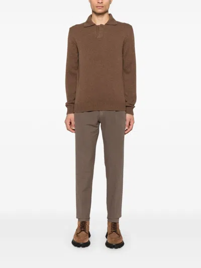 Incotex 54 Trousers In Brown