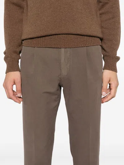 Incotex 54 Trousers In Brown