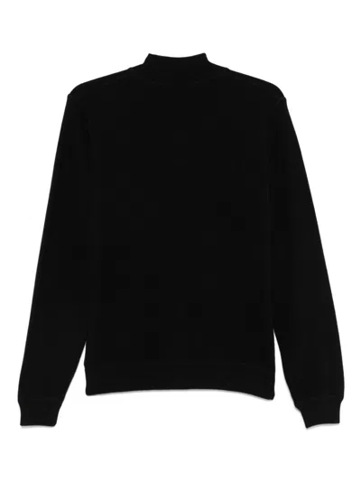 Dell'oglio Fine-knit Cardigan In Black