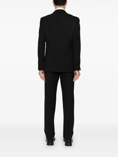 Lardini Single-breasted Suit In Black