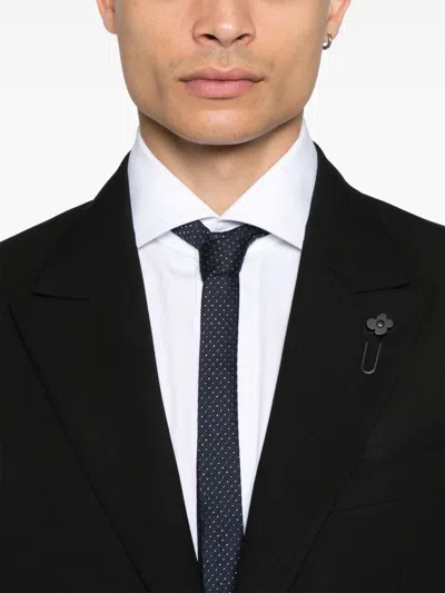 Lardini Single-breasted Suit In Black