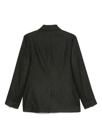 Dell'oglio Single-breasted Blazer In Green