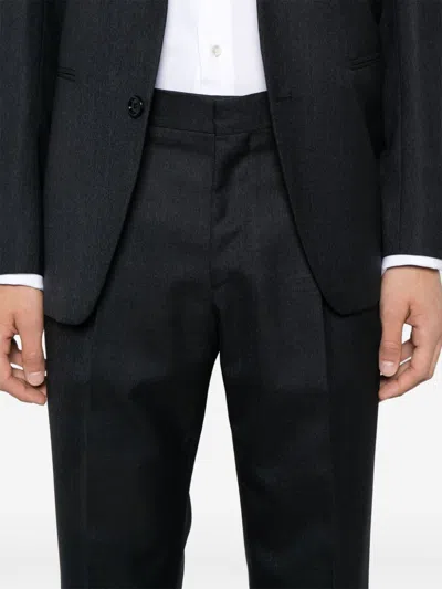 Lardini Virgin Wool Suit In Blue