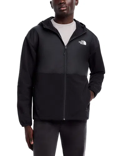 The North Face Tekware Grid Hybrid Full Zip Jacket In Black