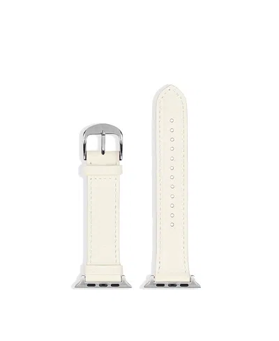 Hyer Goods Apple Watch Band 42mm/ 44mm/ 45mm/ 49mm In White/ Silver