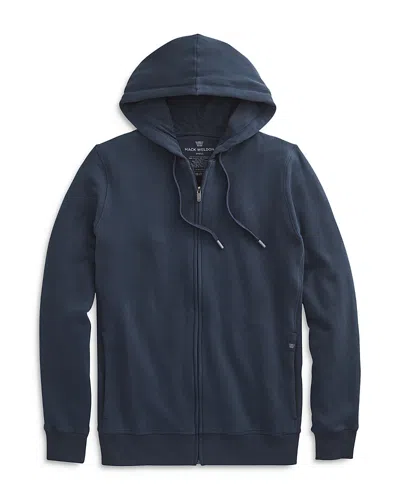 Mack Weldon Ace Micro Brushed French Terry Hoodie In Total Eclipse