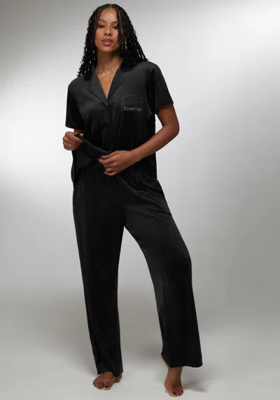 Bebe Cici Pant Set In Black Beauty