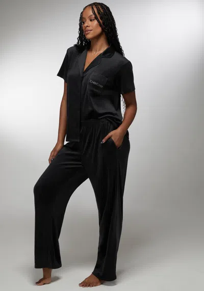 Bebe Cici Pant Set In Black Beauty