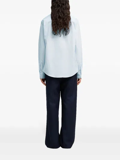 Ami Alexandre Mattiussi Ami Shirts In Blue