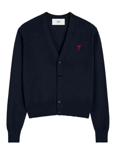 Shop Ami Alexandre Mattiussi Cárdigan - Azul In Blue