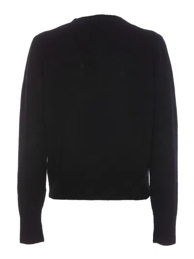 ALLUDE BLACK SWEATER 