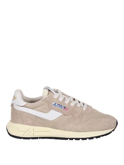 Autry Sneakers Basse Reelwind In Beige