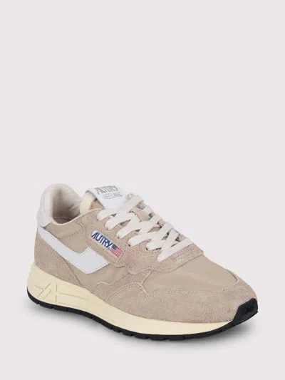 Autry Sneakers Basse Reelwind In Beige