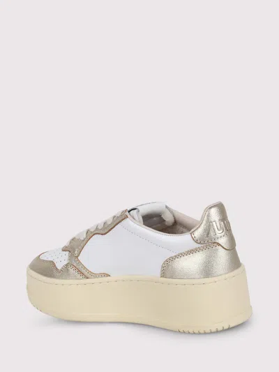 Autry Medalist Platform Low Sneakers In Multi
