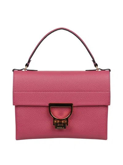 Shop Coccinelle Arlettis Small Shoulder Bag In Pink