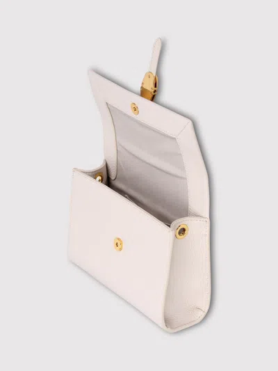 Shop Coccinelle Dorian Leather Shoulder Bag In White