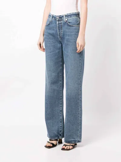 Citizen Of Humanity Straight Leg Jeans In Blue