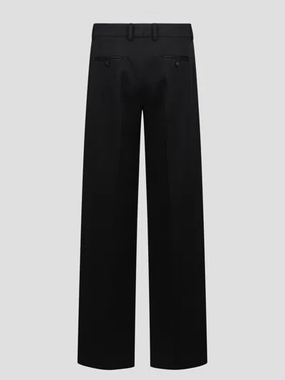 Dolce & Gabbana Wide Leg Trousers In Black
