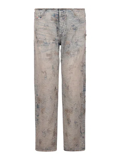 Shop Diesel Jeans D-arker-fsf In Blue