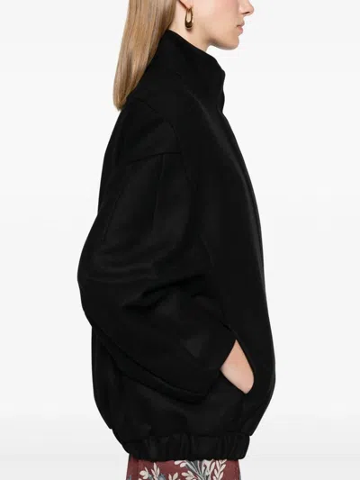 Shop Dries Van Noten Bomber Lana In Black