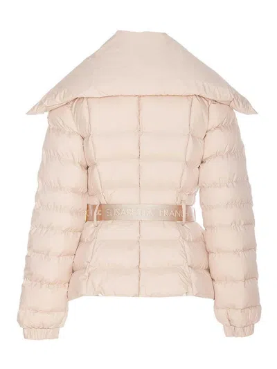 Elisabetta Franchi Padded Jacket In White