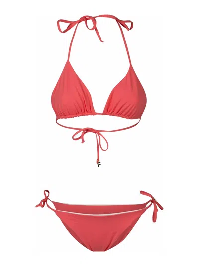 Fisico Cristina Ferrari Reversible Triangle Bikini In White