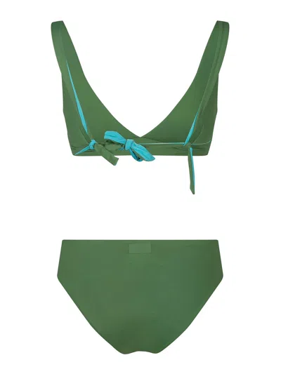 Fisico Cristina Ferrari Two-tone Bikini In Blue