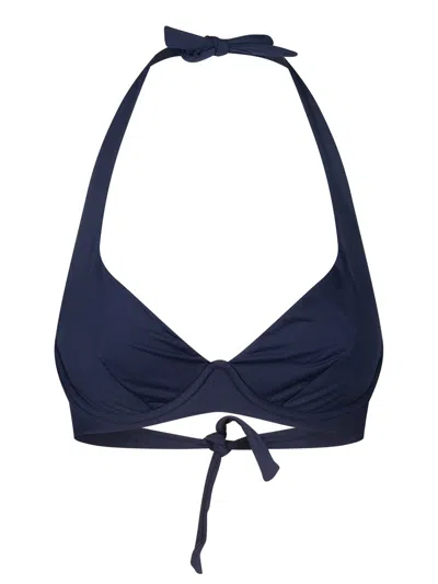 Fisico Cristina Ferrari Halterneck Bikini In Blue