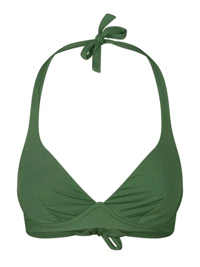Fisico Cristina Ferrari Halterneck Bikini In Green