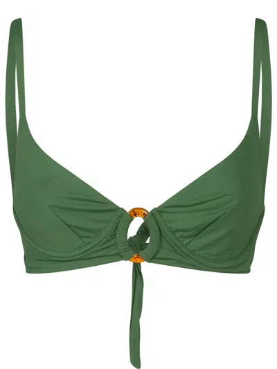 Fisico Cristina Ferrari Ring-detail Bikini In Green
