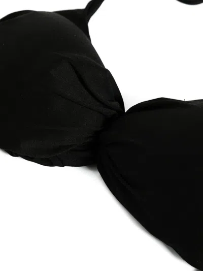 Fisico Cristina Ferrari Twist-detailing Bikini Set In Black