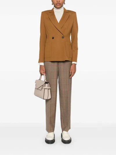 Harris Wharf London Wool Blazer In Camel