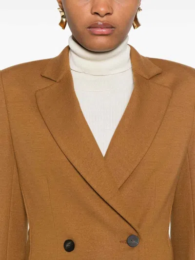 Harris Wharf London Wool Blazer In Camel