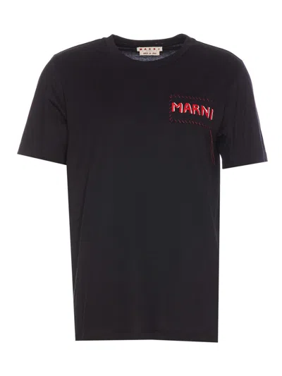 Marni T-shirt In Black