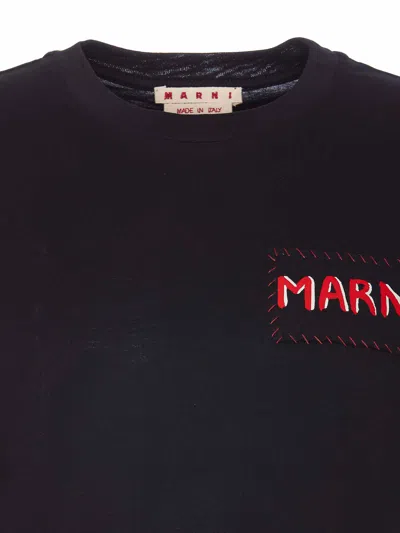Marni T-shirt In Black