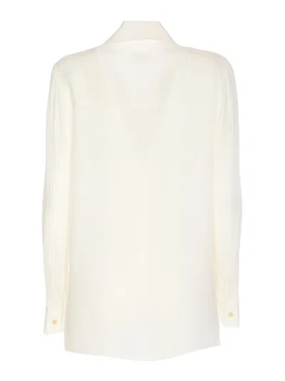 Shop Khaite White Luka Top