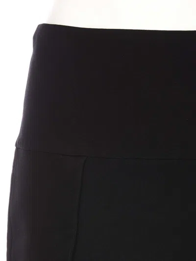 Khaite Kidd Pleated Midi Skirt In Black