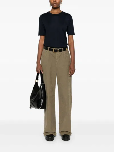 Lisa Yang Crewneck Sweater In Dark Blue
