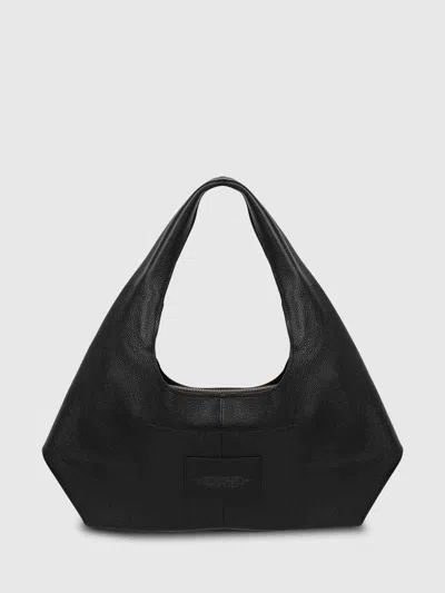 Marc Jacobs The Sack Large Black Leather Shoulder Bag In Black