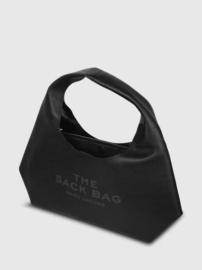 Marc Jacobs The Sack Large Black Leather Shoulder Bag In Black