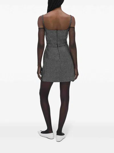 Marc Jacobs Studded Sleeveless Mini Dress In Black