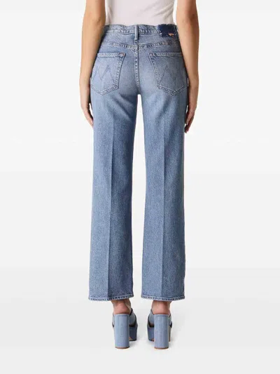 Mother Mid Rise Maven Ankle Jeans In Toil And Trouble In Light Wash