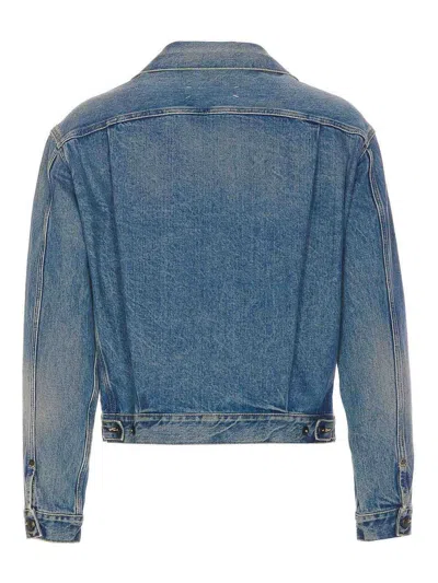 Shop Maison Margiela Denim Jacket In Blue