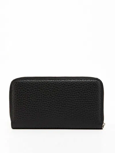 Orciani Continental Wallet In Black