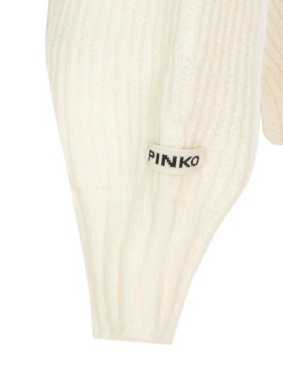 Pinko White Sphynx Sweater In White