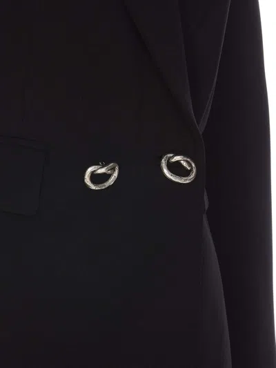 Pinko Metal-buttons Cady Blazer In Black
