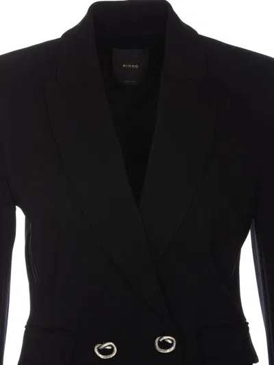 Pinko Metal-buttons Cady Blazer In Black