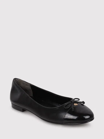 Shop Tory Burch Ballerina With Bow In Black