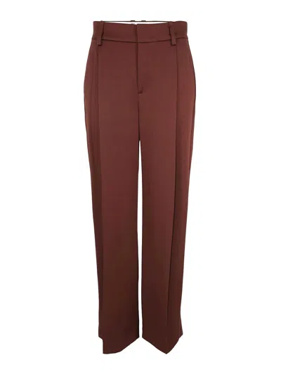 Vince Satin Wide Leg In Pink
